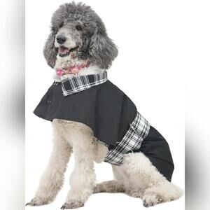 NWT Mamore Waterproof Windproof Adjustable Dog Raincoat Jacket, Medium